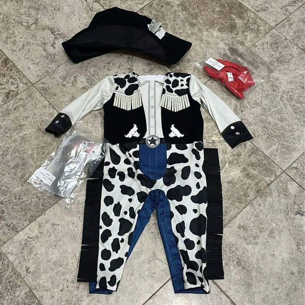 Infant Boy Western Cowboy Halloween Costume NEW Size 3-6 Month - Picture 6 of 6